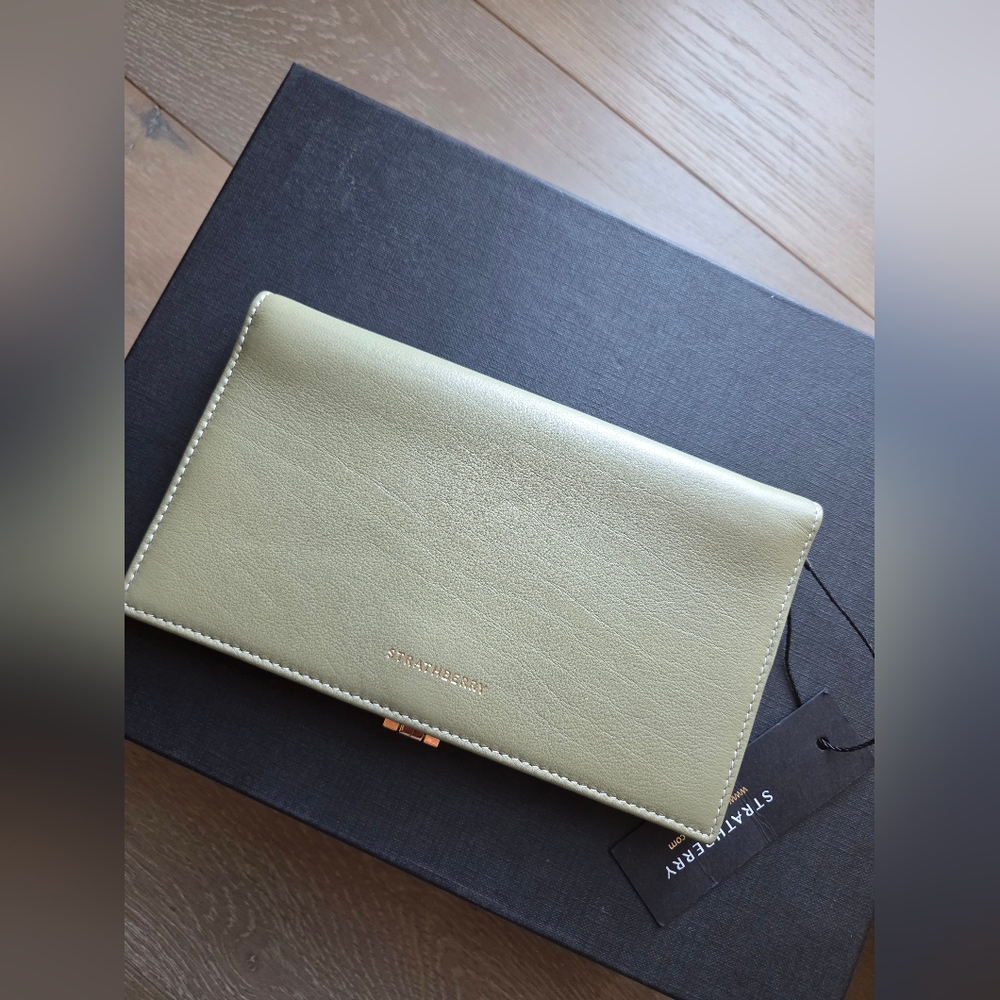 Strathberry Pistachio Large Melville NWOT wallet - Picture 10 of 12